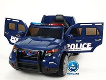 Coche electrico policia azul Pekecars