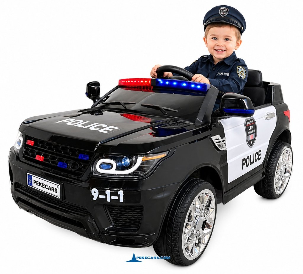 Coche de la Policia Nacional 12V 2.4G Negro