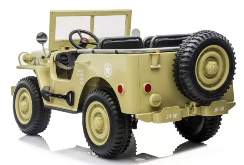 Willys Army jeep 1942 trasera