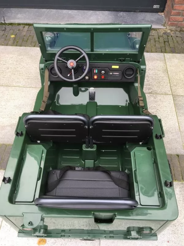 Willys Army jeep 1942 desde arriba