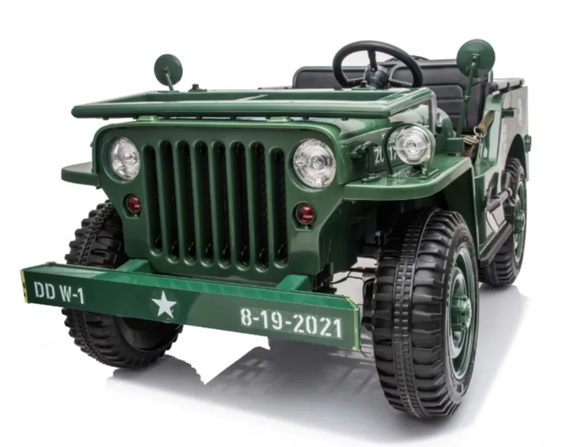 Willys Army jeep 1942 frontal parabrisas bajado