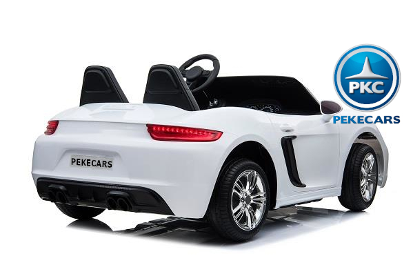 Deportivo Pekecars XL 24V Blanco - vista trasera der.