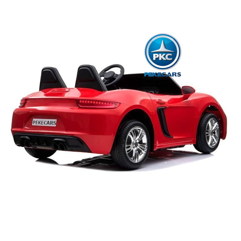 Deportivo Pekecars XL 24V Rojo - vista trasera der.