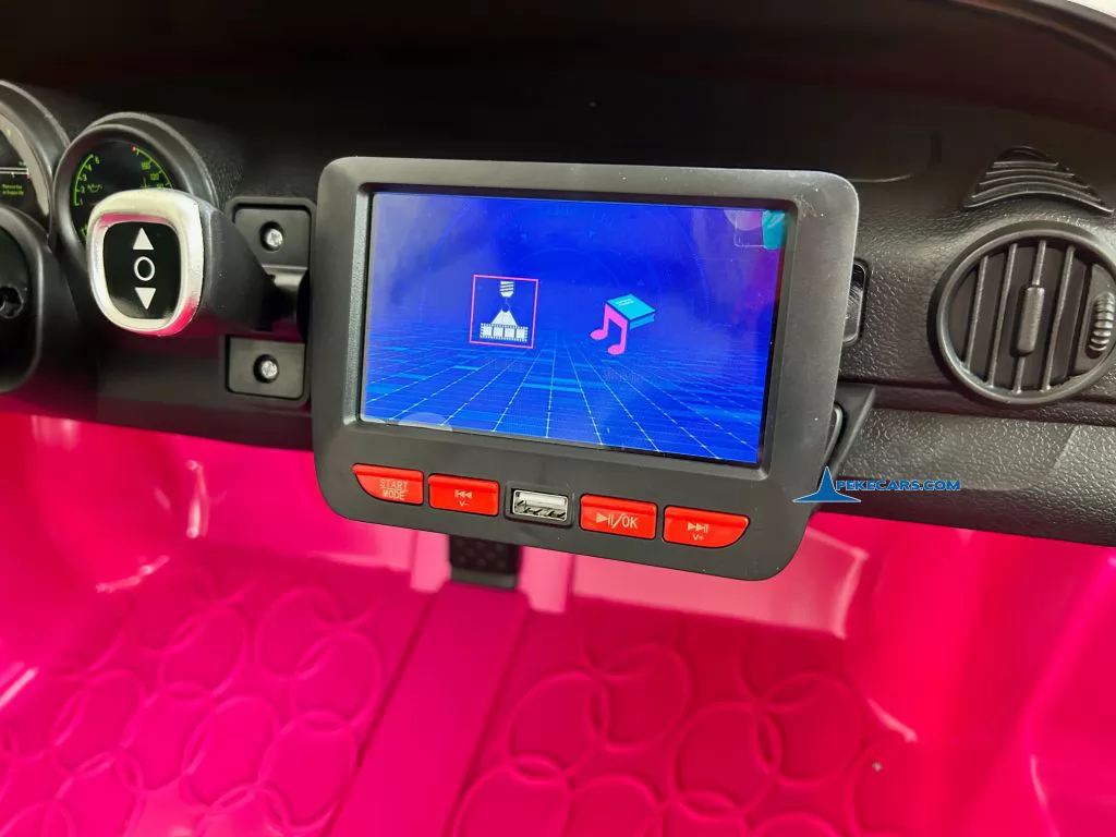 Deportivo RUF CTR3 24V 2.4G Rosa reproductor mp4 video musica sonidos
