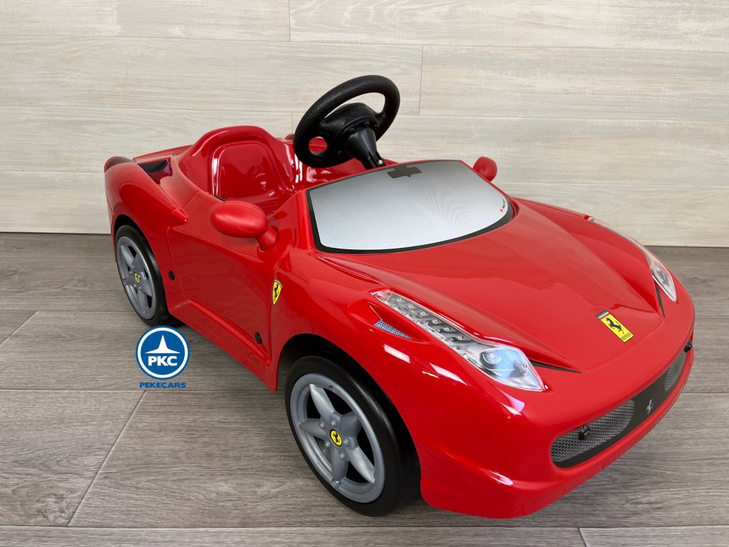 Ferrari 458 6V Rojo para niños