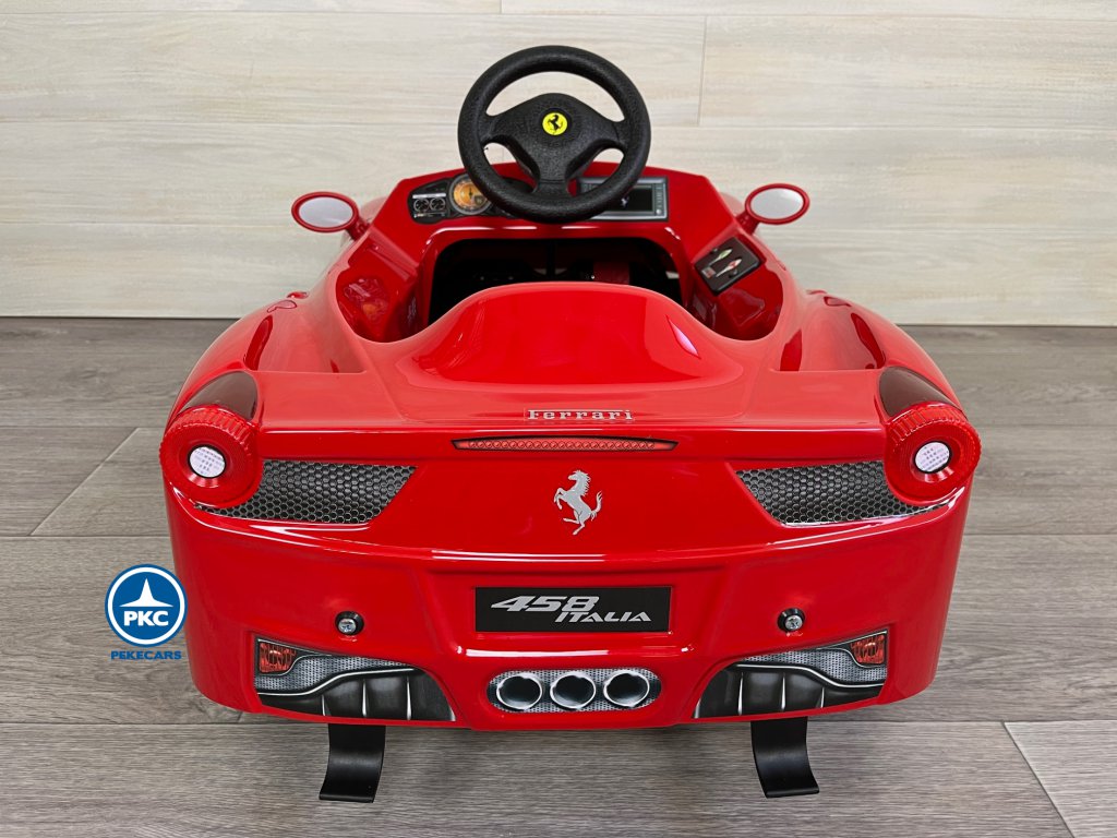 Ferrari 458 6V Rojo trasera