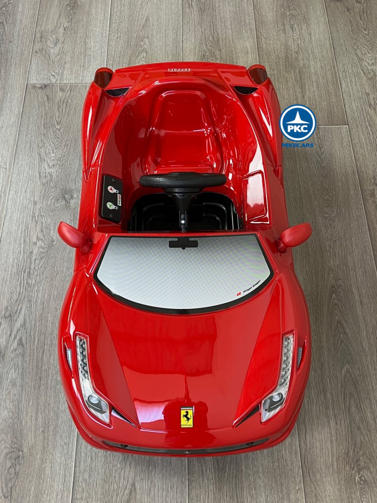 Ferrari 458 6V Rojo vista aerea