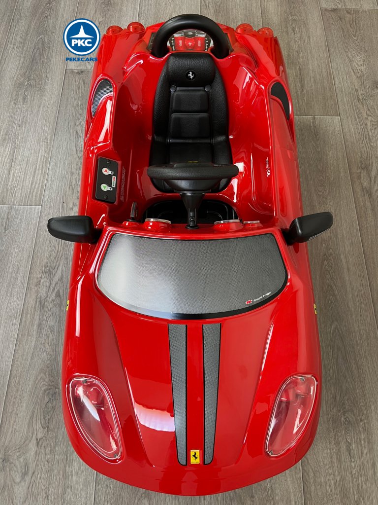 Ferrari F430 6V Rojo vista aérea