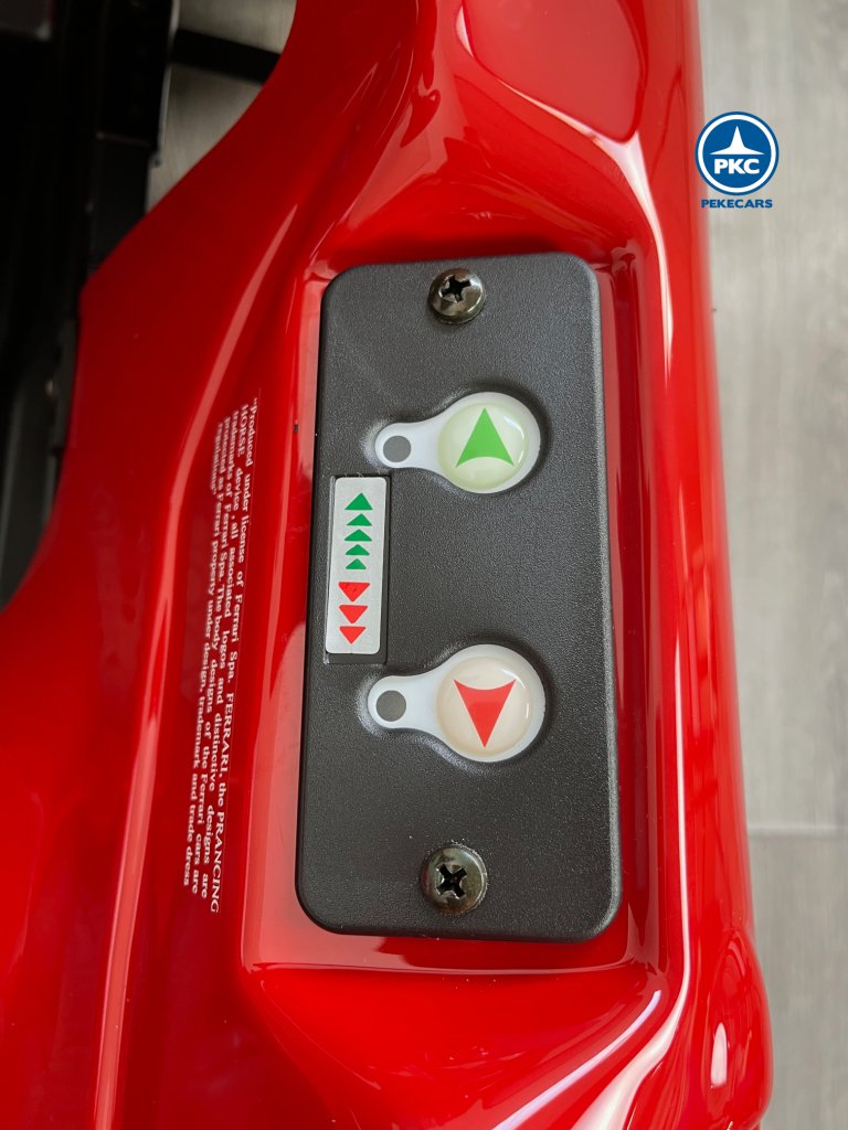 Ferrari F430 6V Rojo cambio marcha