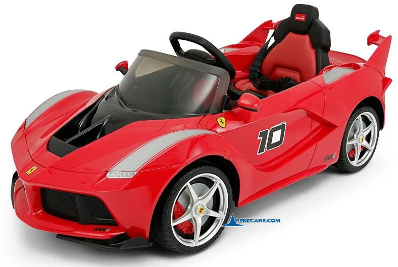 Ferrari FXX-K 12V 2.4G Rojo Metalizado lateral