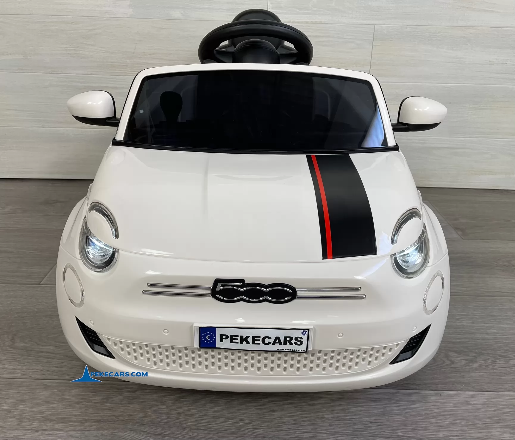 coches electricos niños fiat 500 12v blanco