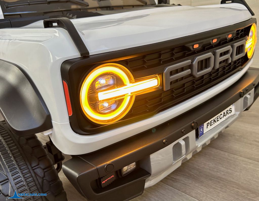 Ford Bronco Raptor 24V 2 Plazas Blanco