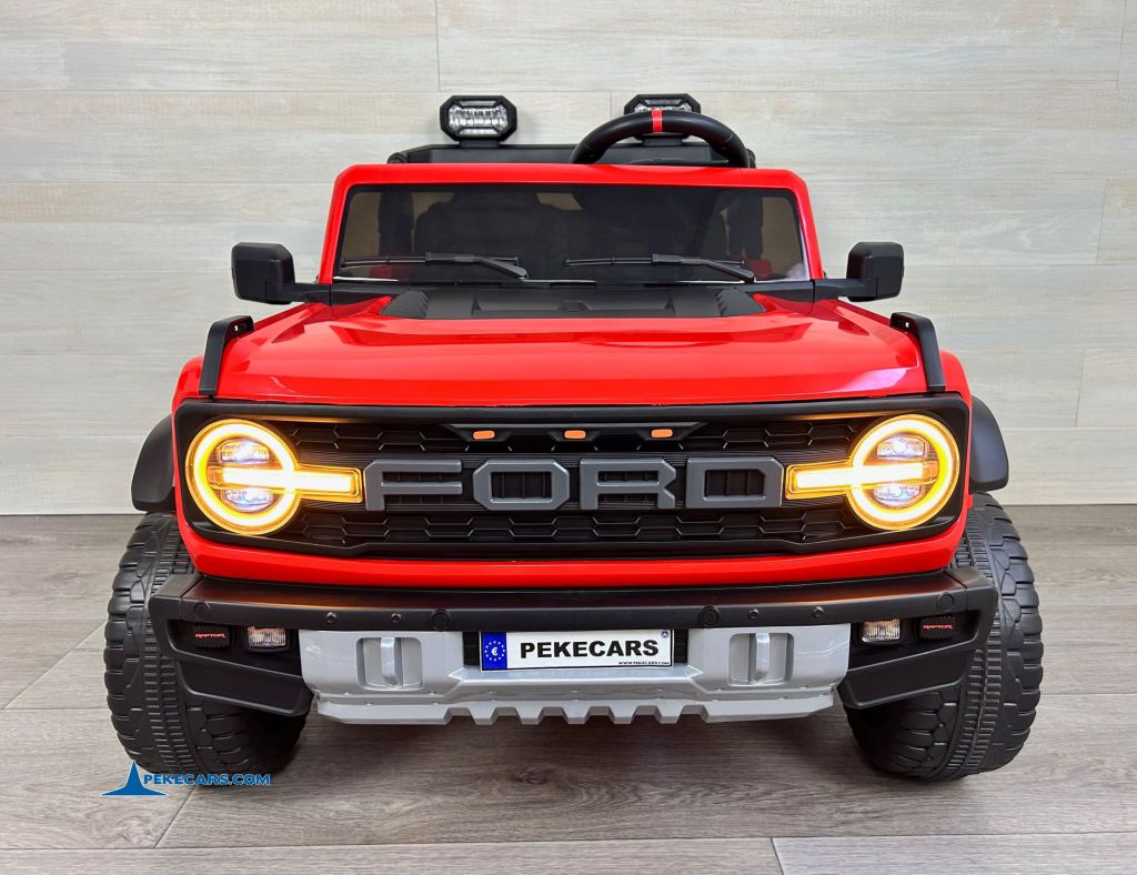 Ford Bronco Raptor 24V 2 Plazas Rojo