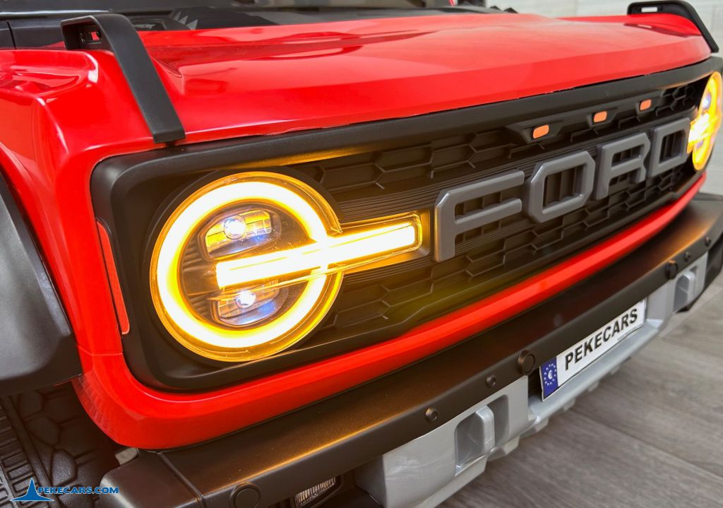 Ford Bronco Raptor 24V 2 Plazas Rojo