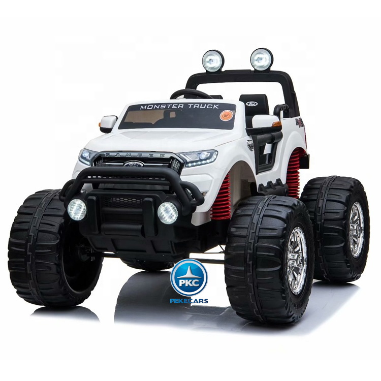 Ford Monster Truck 12v Blanco