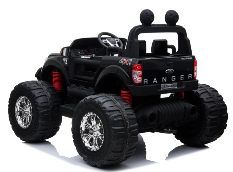 Ford Monster Truck Negro - vista trasera izq.