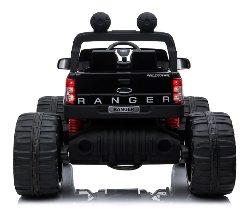 Ford Monster Truck Negro - vista trasera
