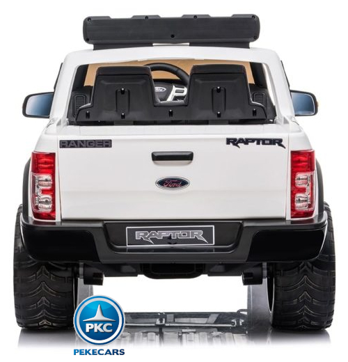 Ford Ranger Raptor 12V Blanco parte trasera