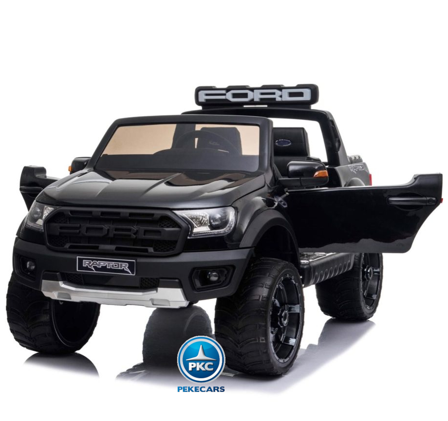 Ford Ranger Raptor Negro Metalizado puertas abiertas