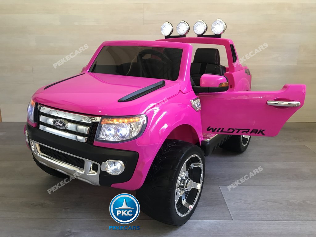 Todoterreno electrico infantil Ford Ranger Rosa vista principal