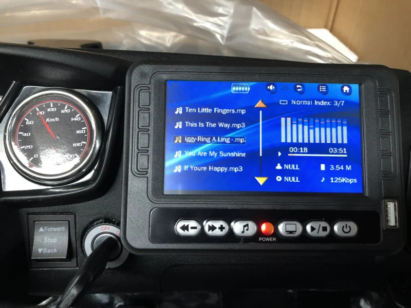 Todoterreno electrico infantil Ford Ranger MP4 Negro