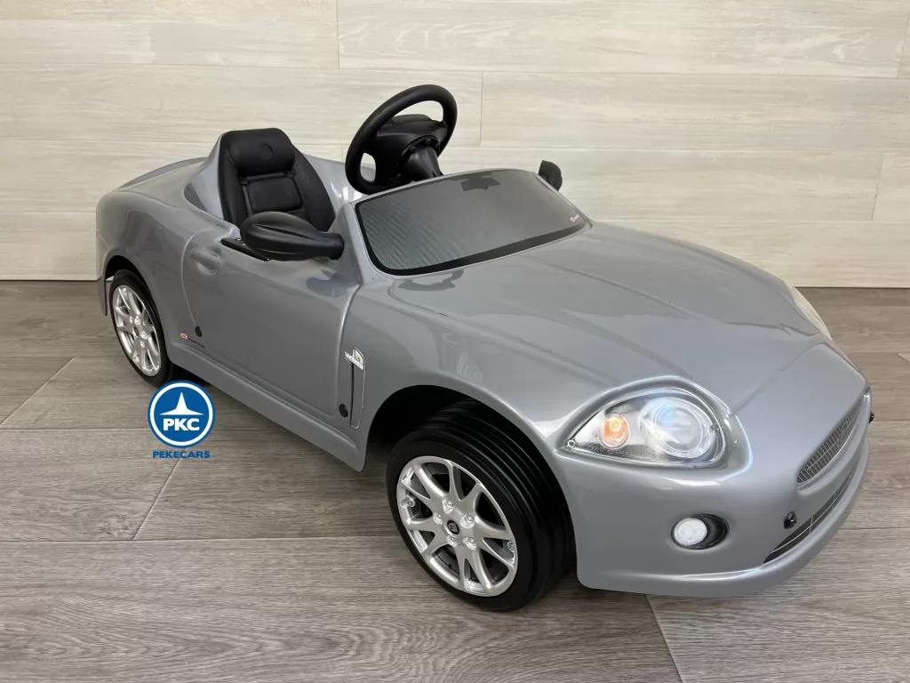 Jaguar XK 6V Gris para niños