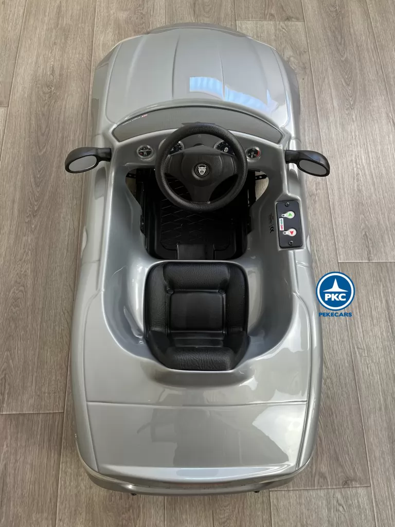 Jaguar XK 6V Gris desde arriba