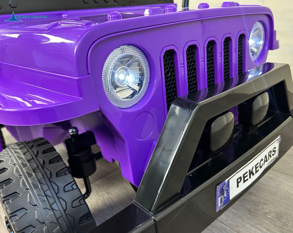 Jeep Mountain King 12V 2.4G Morado
