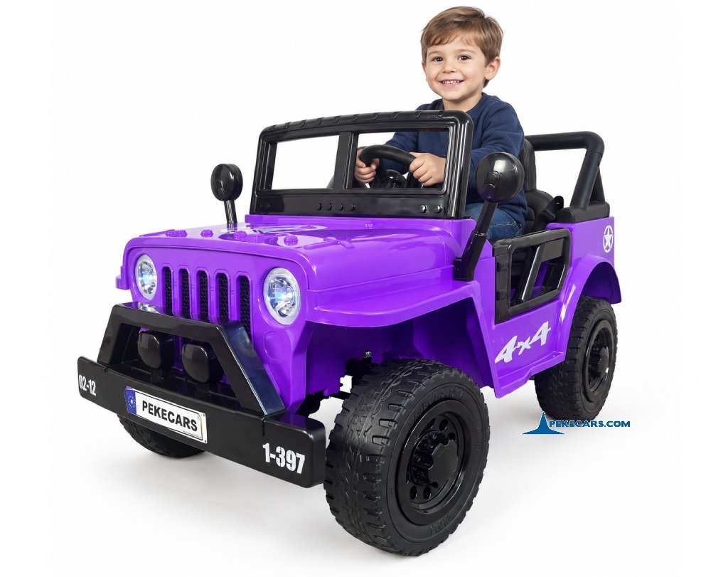 Jeep Mountain King 12V 2.4G Morado