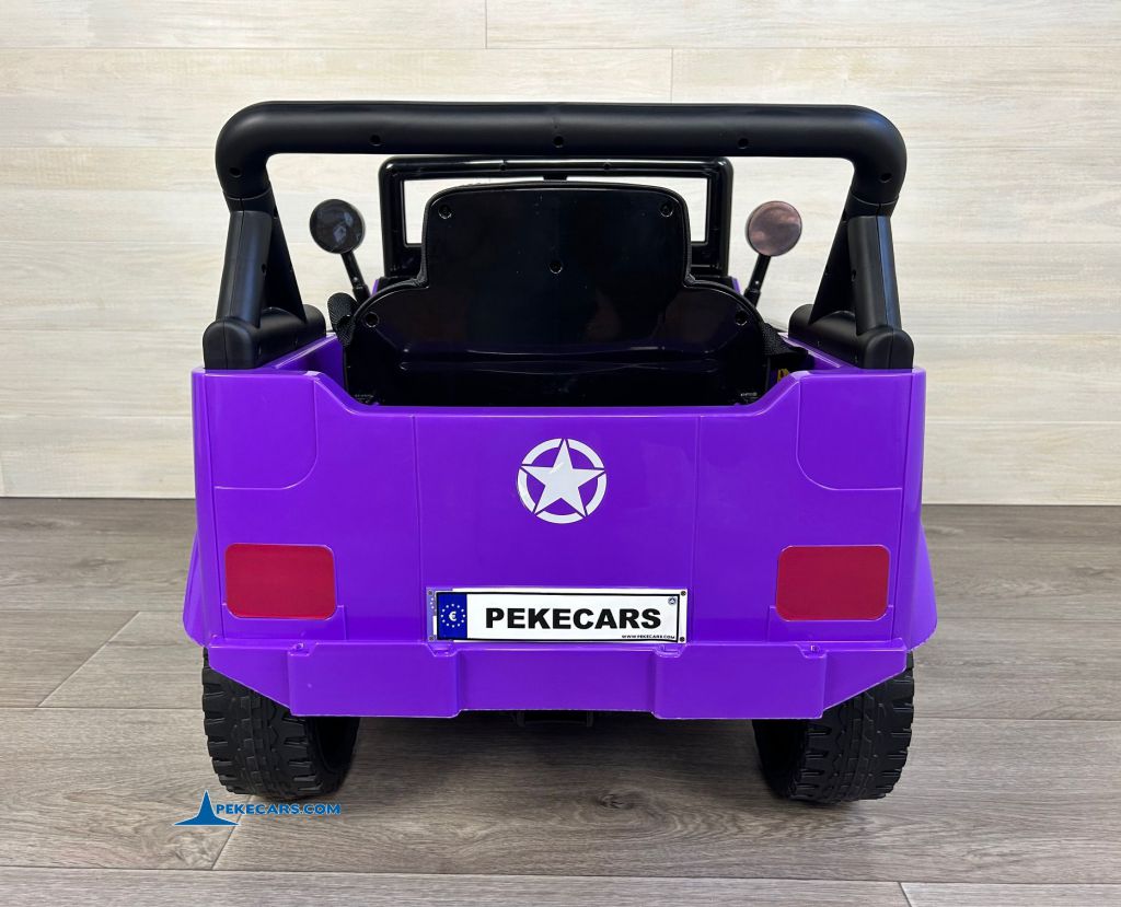 Jeep Mountain King 12V 2.4G Morado