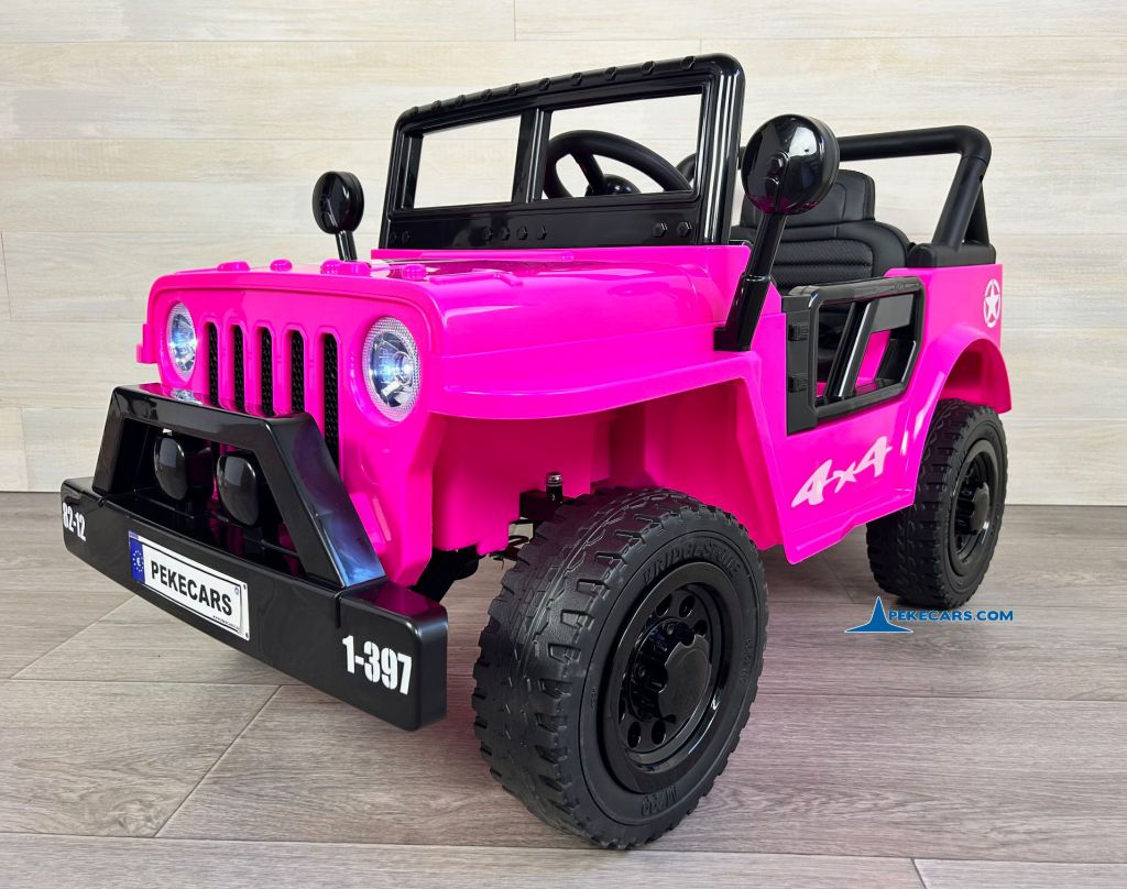 Jeep Mountain King 12V 2.4G Rosa