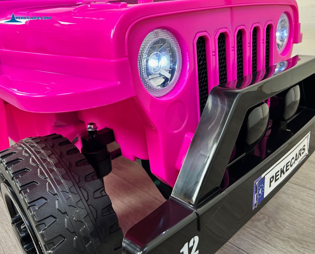 Jeep Mountain King 12V 2.4G Rosa