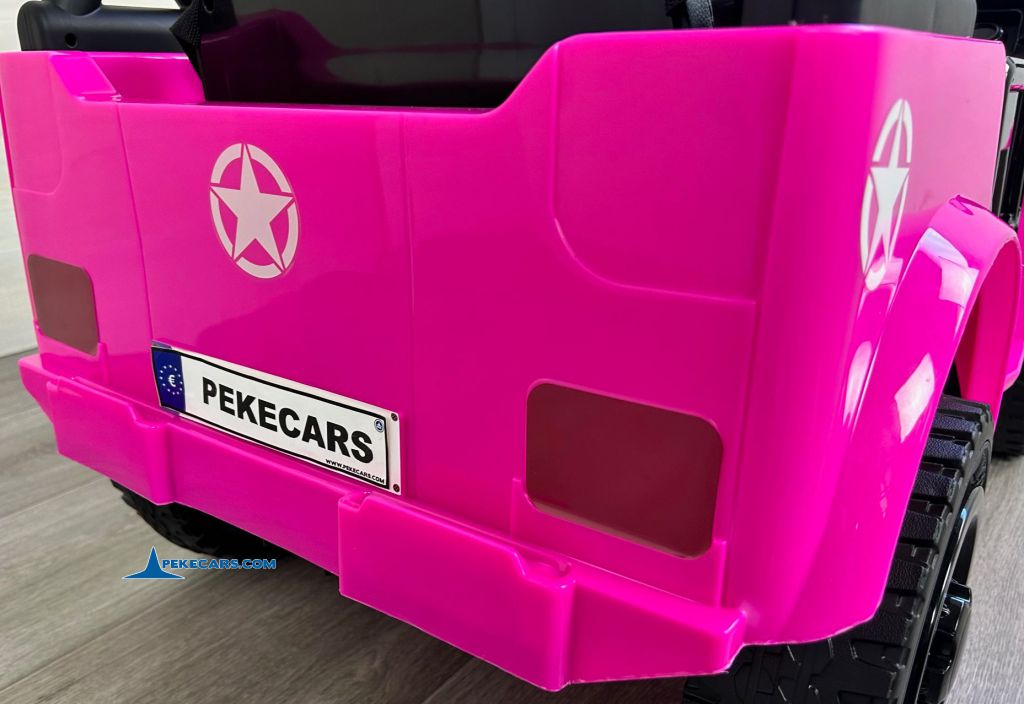 Jeep Mountain King 12V 2.4G Rosa