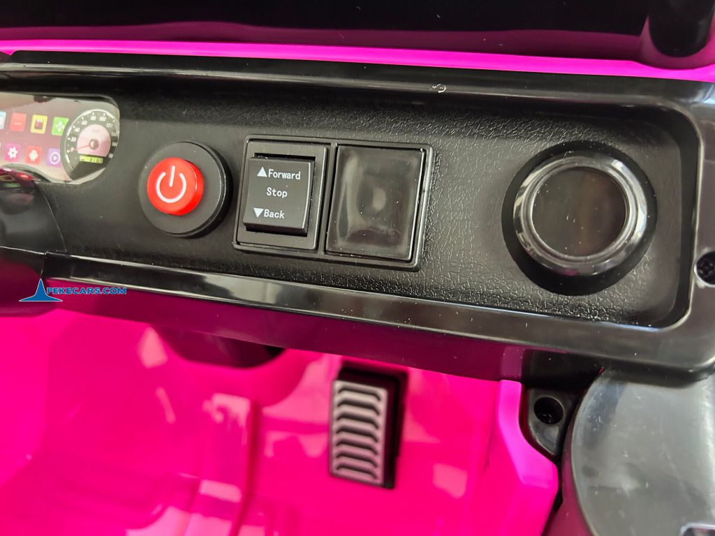 Jeep Mountain King 12V 2.4G Rosa