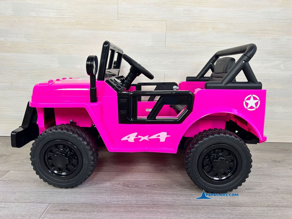 Jeep Mountain King 12V 2.4G Rosa