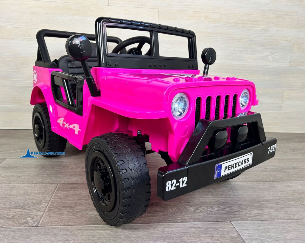 Jeep Mountain King 12V 2.4G Rosa