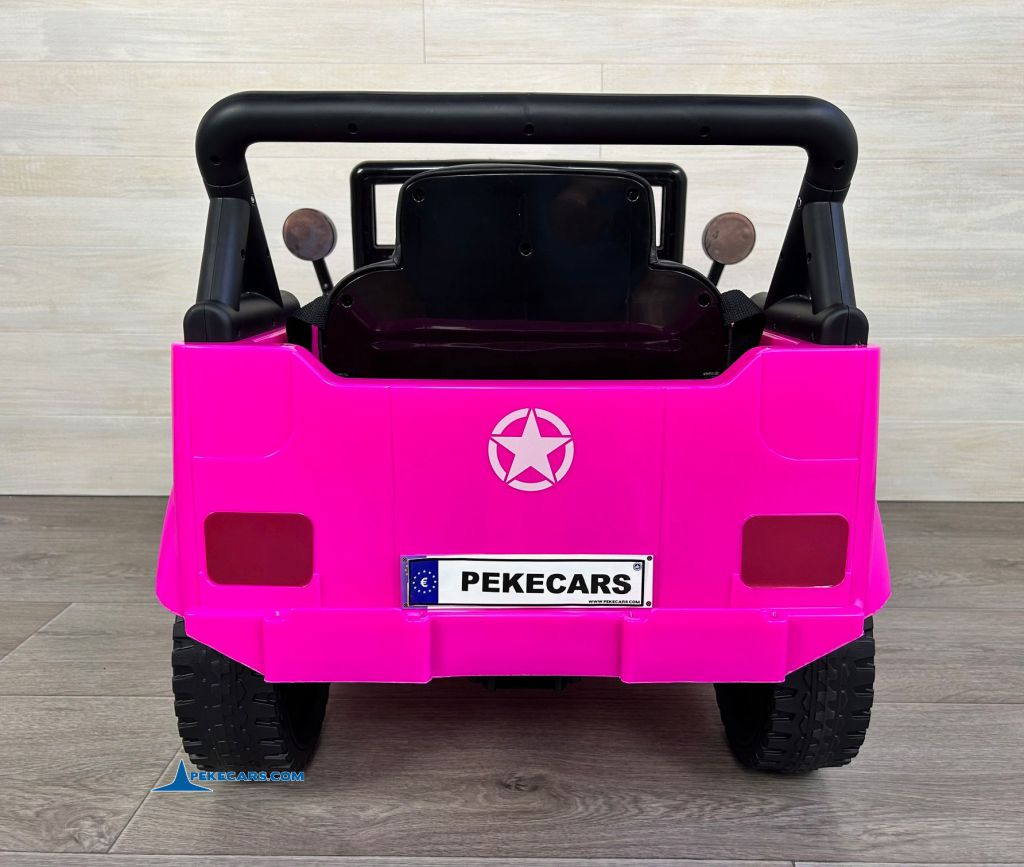 Jeep Mountain King 12V 2.4G Rosa