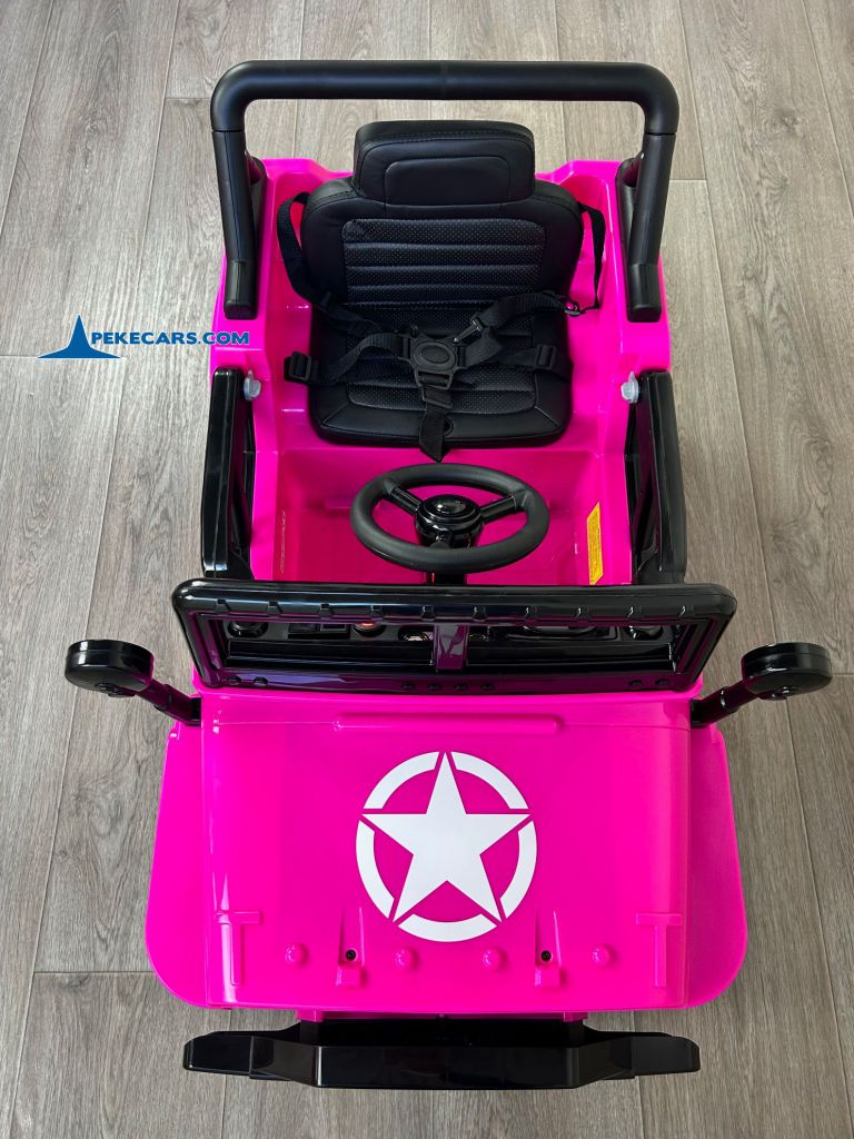 Jeep Mountain King 12V 2.4G Rosa