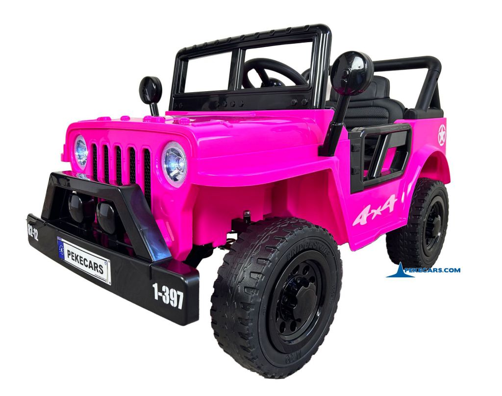 Jeep Mountain King 12V 2.4G Rosa