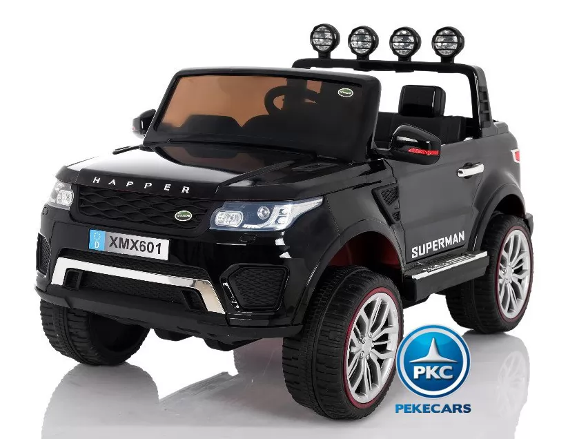 Coche electrico infantil Jeep Happer MP4 Negro