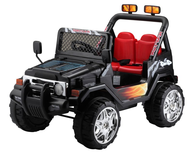 Coche electrico para niños Jeep Drifter Raptor negro