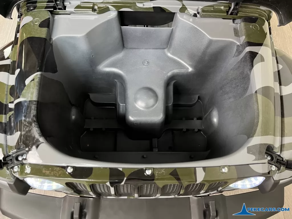 coche infantil bateria Jeep wrangler Rubicon 12V Verde Camuflaje