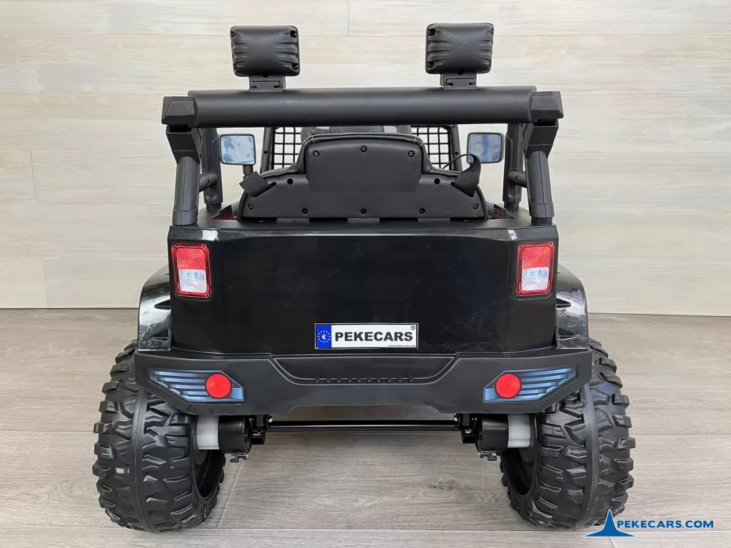 coche a bateria Jeep Mountain King 12V 2.4G Negro