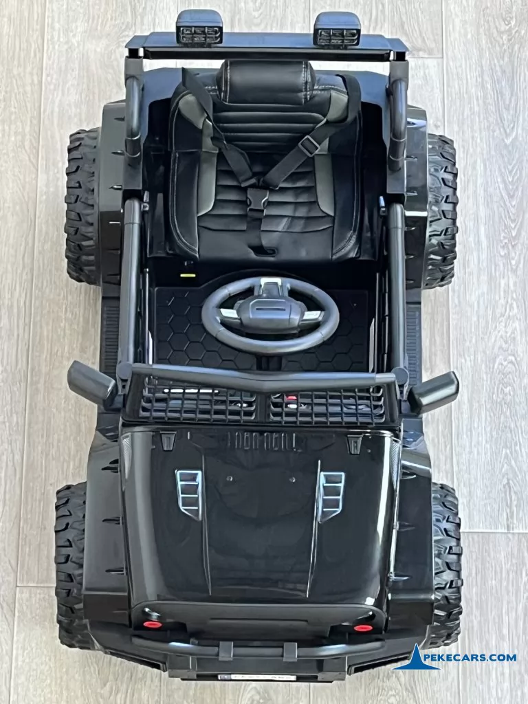 coche bebe electrico Jeep Mountain King 12V 2.4G Negro