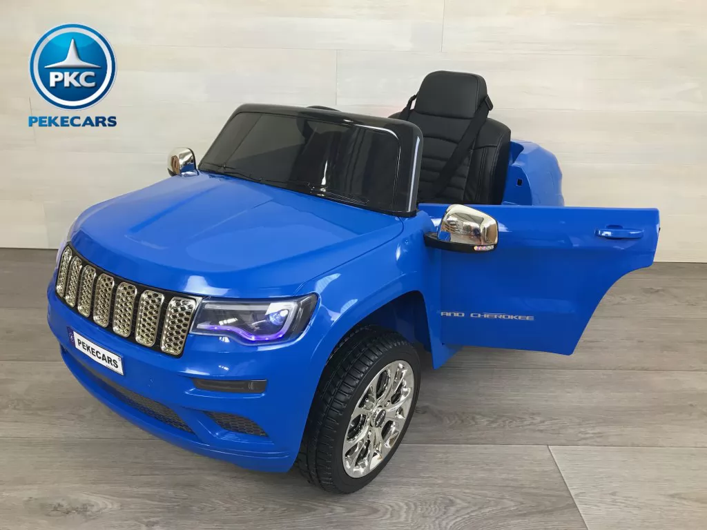 JEEP para niños Grand Cherokee 12V azul metalizado con mando rc