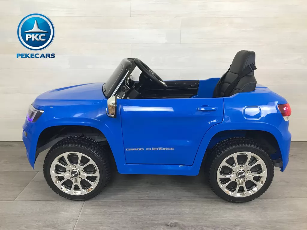 JEEP para niños Grand Cherokee 12V azul metalizado a batería