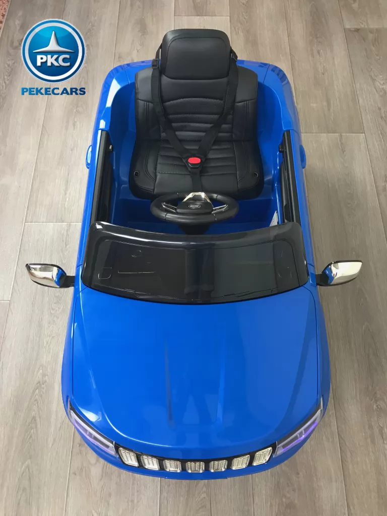 JEEP para niños Grand Cherokee 12V azul metalizado arriba