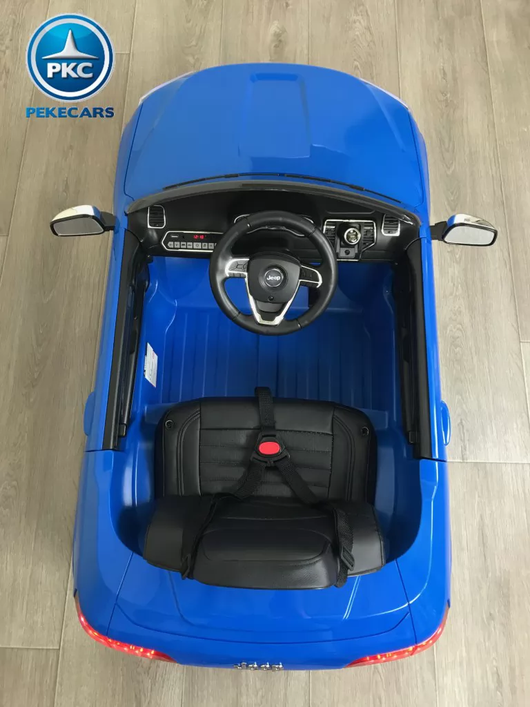 JEEP para niños Grand Cherokee 12V azul metalizado vista aérea