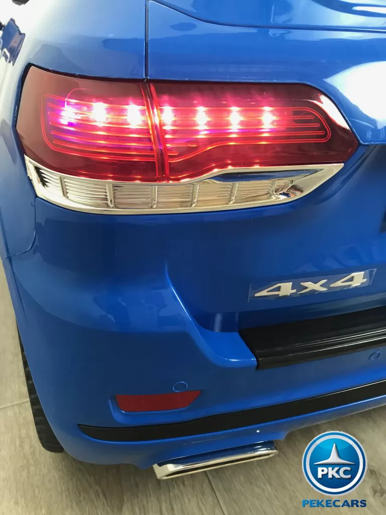 JEEP para niños Grand Cherokee 12V azul metalizado faro led