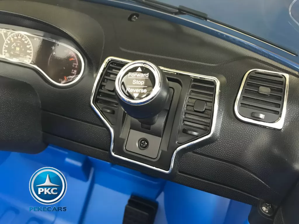 JEEP para niños Grand Cherokee 12V azul metalizado botones